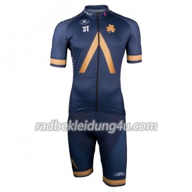 Set Kurzarmtrikot + Trägerhose 2018 Aqua Blue Sport N001 